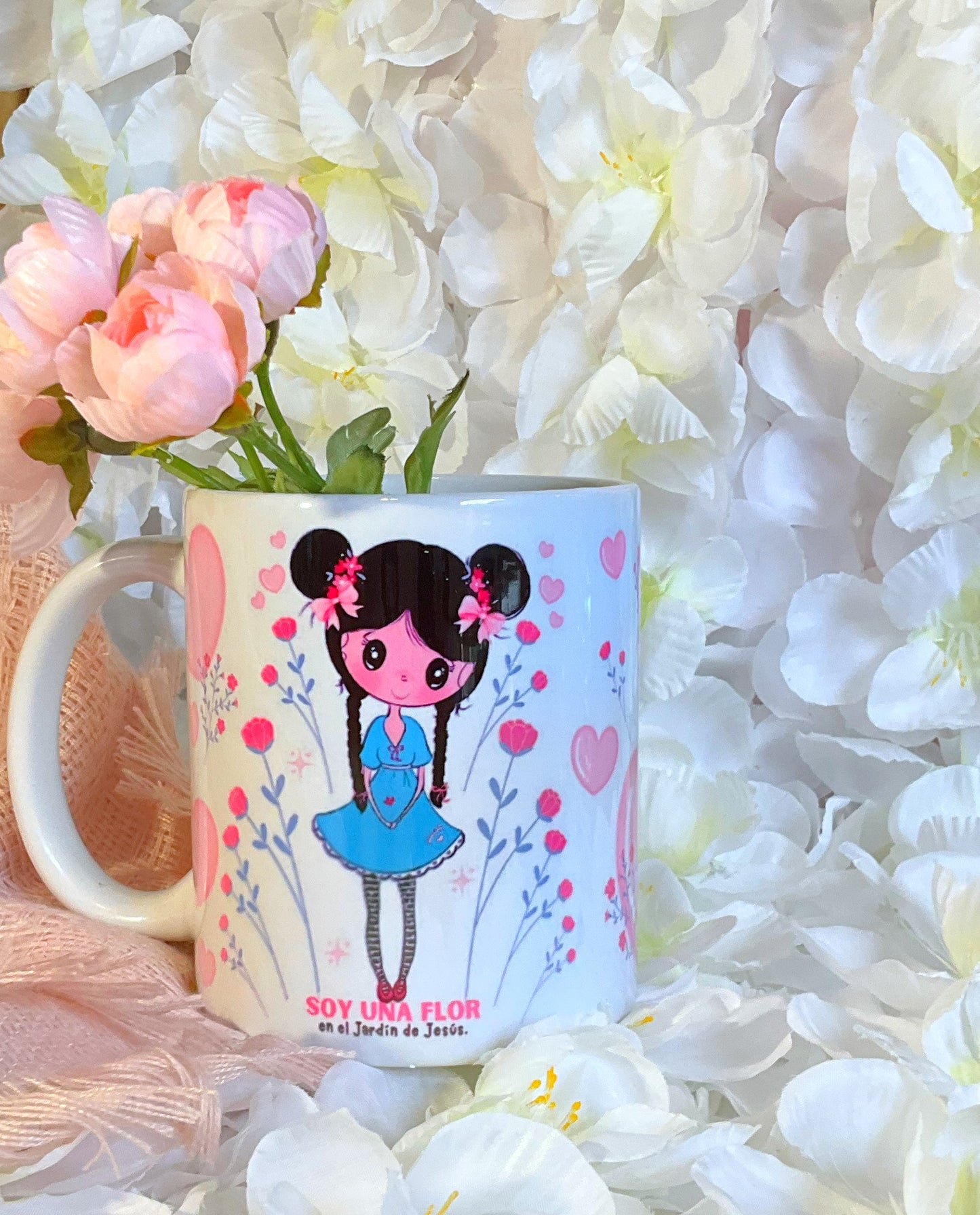 Taza: ERES UNA FLOR DEL JARDÍN DE JESÚS