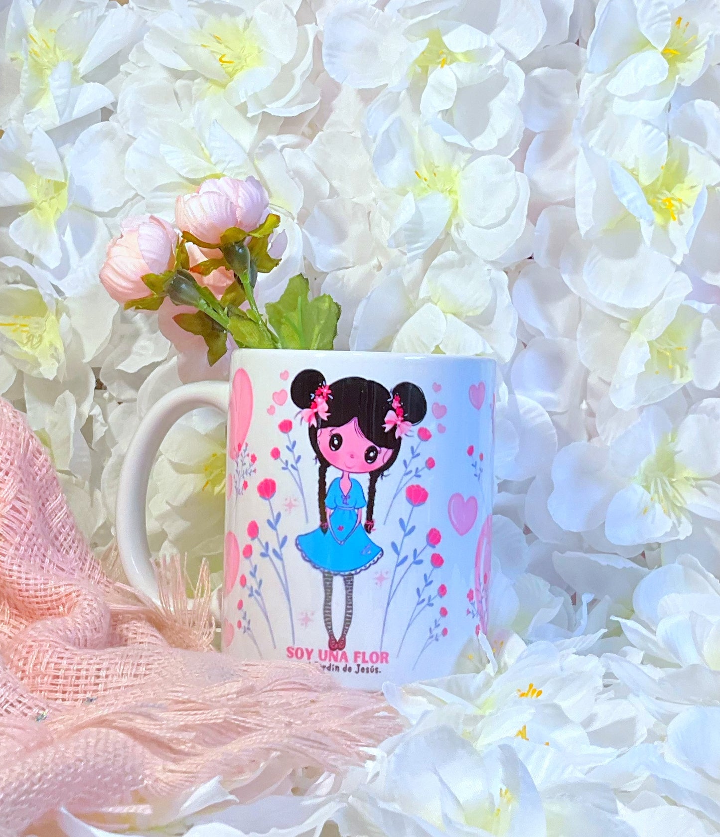 Taza: ERES UNA FLOR DEL JARDÍN DE JESÚS