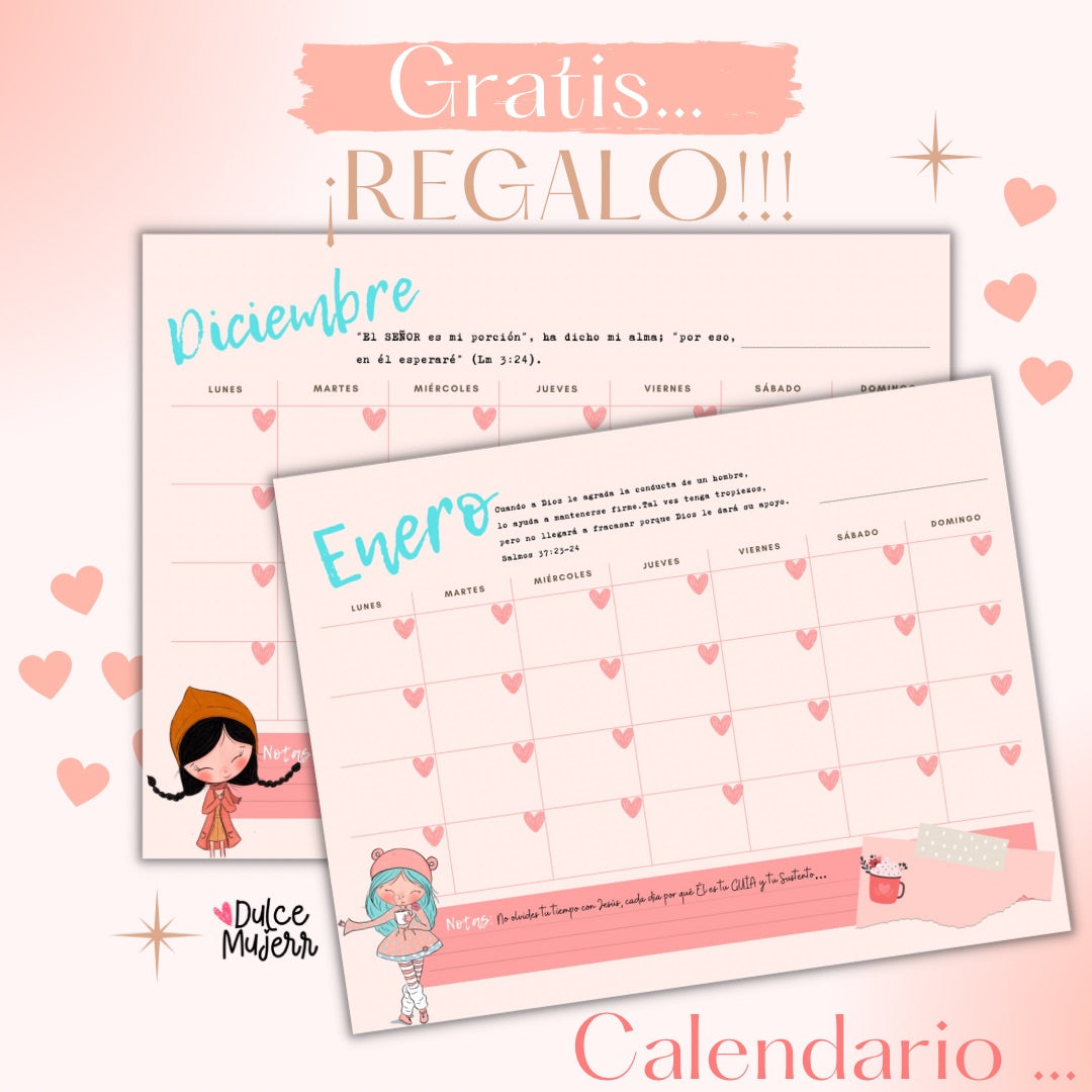 Calendario REGALO, ¡GRATIS!